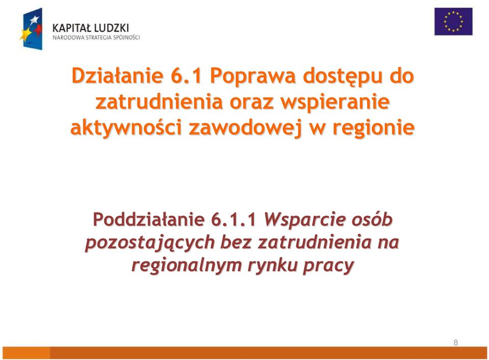 wspieranie aktywności zawodowej w regionie