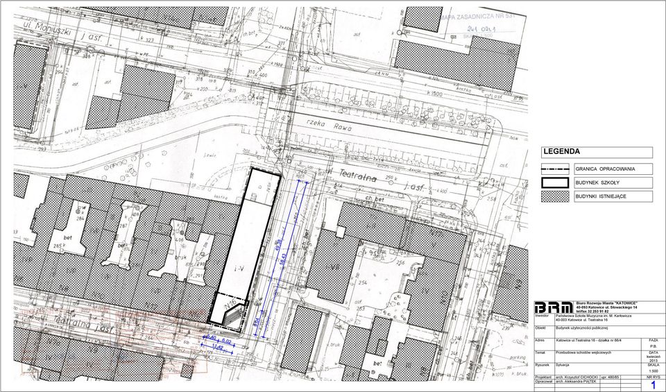 Teatralna 16 Obiekt Budynek użyteczności publicznej Adres Katowice ul.