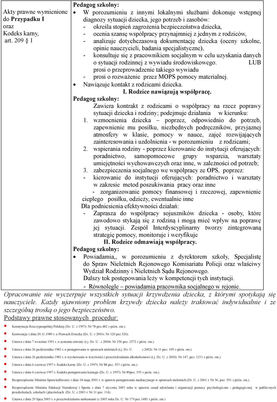 pracownikiem socjalnym w celu uzyskania danych o sytuacji rodzinnej z wywiadu środowiskowego. LUB prosi o przeprowadzenie takiego wywiadu - prosi o rozważenie przez MOPS pomocy materialnej.