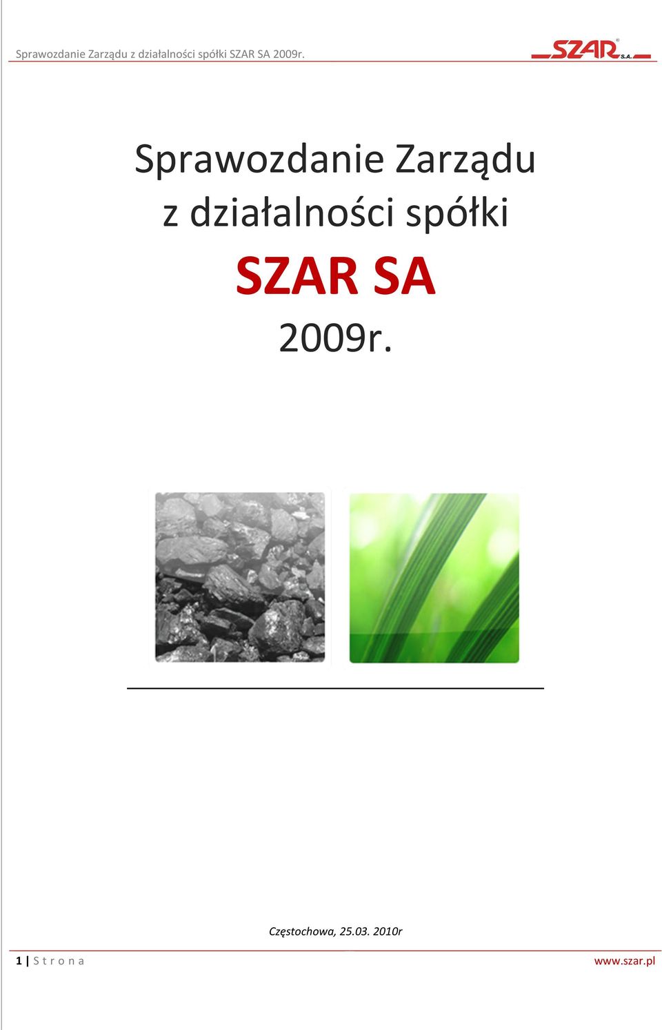 2009r. Częstochowa, 25.03.