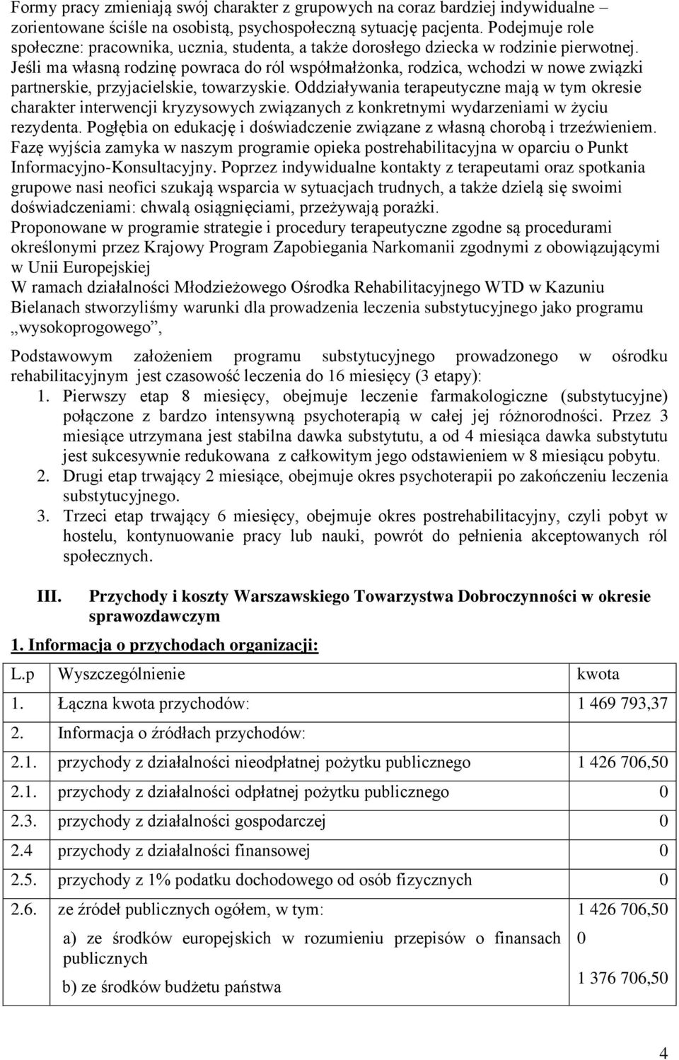 Jeśli ma własną rodzinę powraca do ról współmałżonka, rodzica, wchodzi w nowe związki partnerskie, przyjacielskie, towarzyskie.