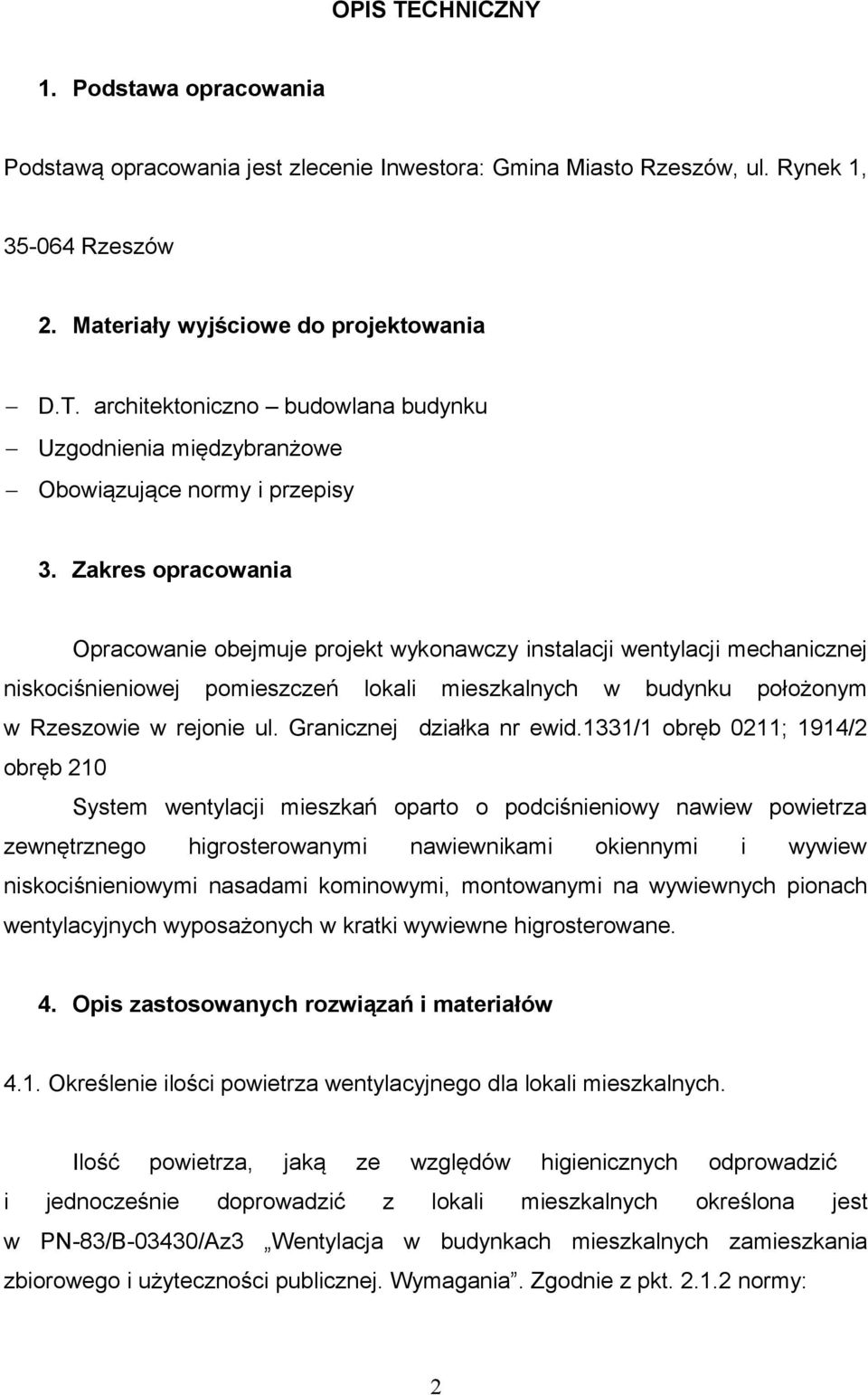 Granicznej działka nr ewid.