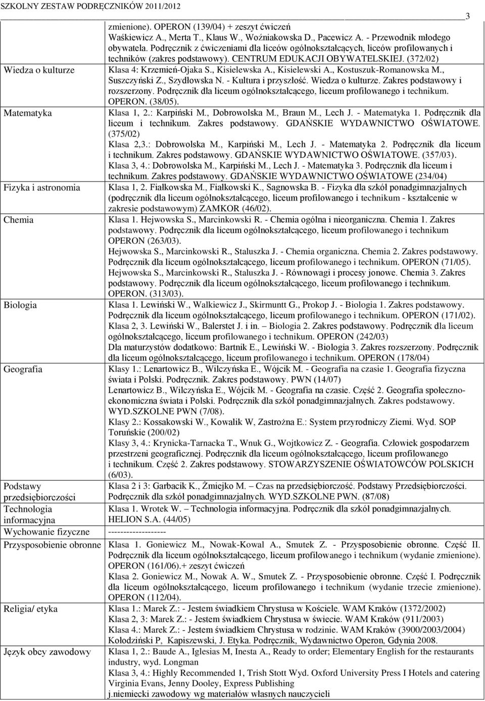 , Kisielewska A., Kisielewski A., Kostuszuk-Romanowska M., Suszczyński Z., Szydłowska N. - Kultura i przyszłość. Wiedza o kulturze. Zakres podstawowy i rozszerzony.