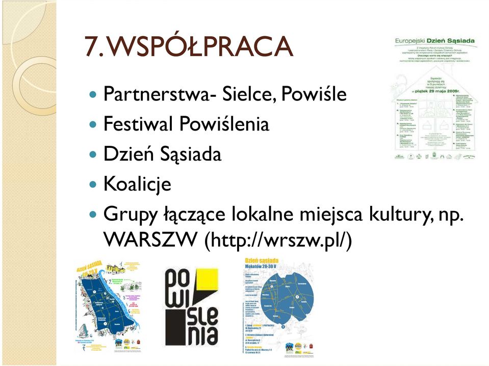 Sąsiada Koalicje Grupy łączące lokalne