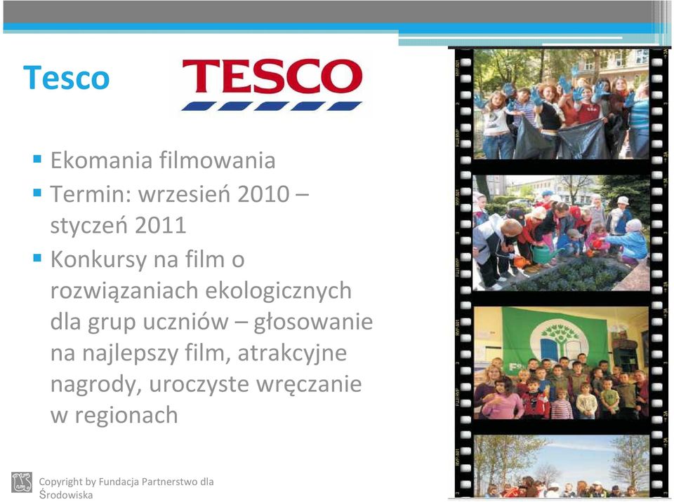 ekologicznych dla grup uczniów głosowanie na