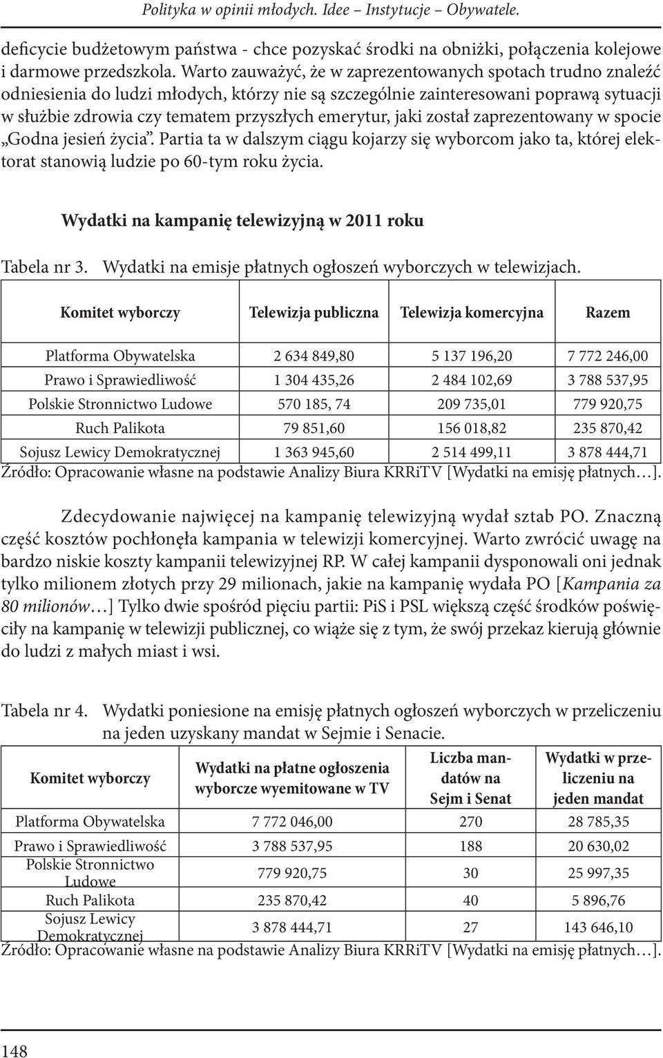 jaki został zaprezentowany w spocie Godna jesień życia. Partia ta w dalszym ciągu kojarzy się wyborcom jako ta, której elektorat stanowią ludzie po 60-tym roku życia.