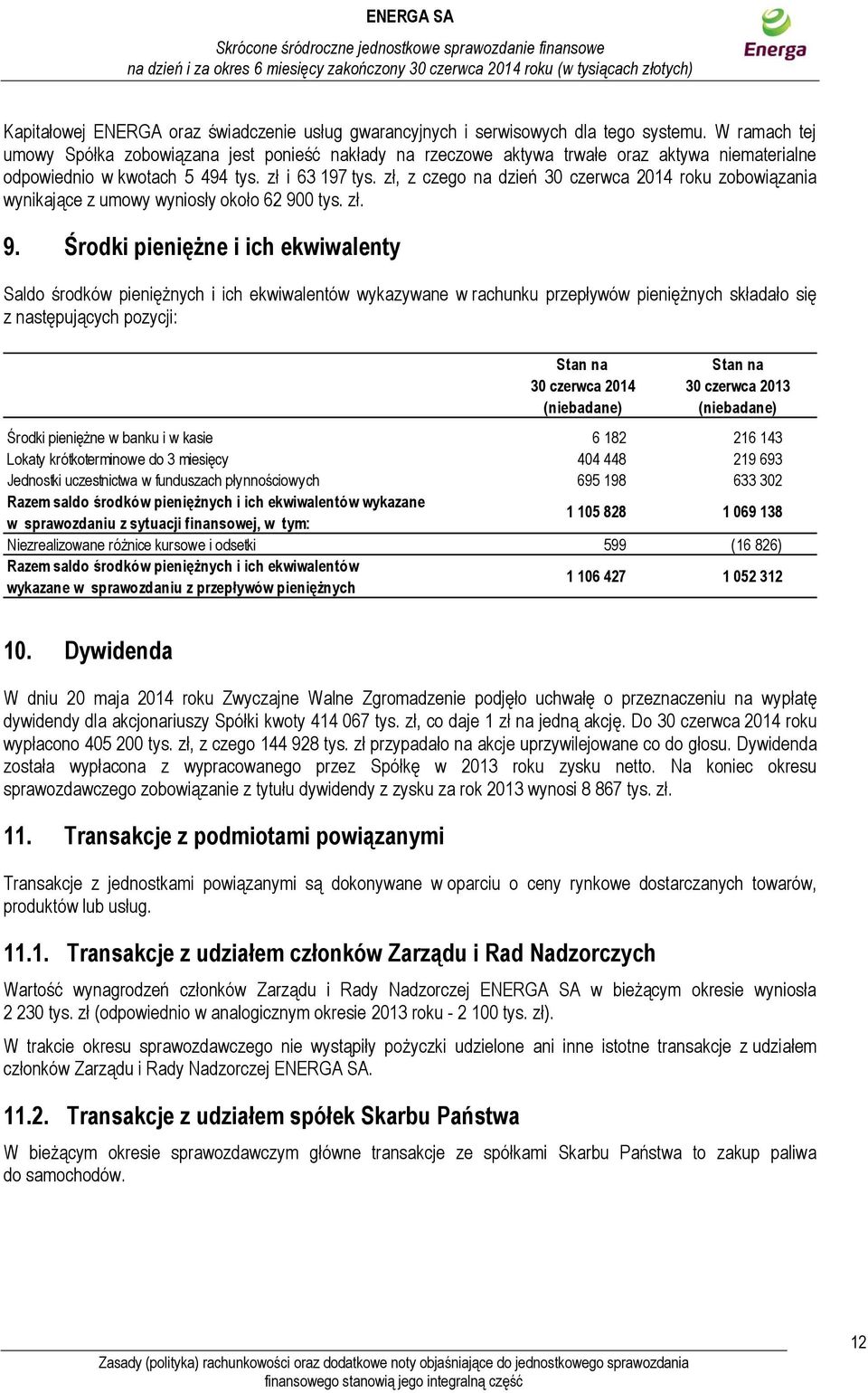 zł, z czego na dzień roku zobowiązania wynikające z umowy wyniosły około 62 90