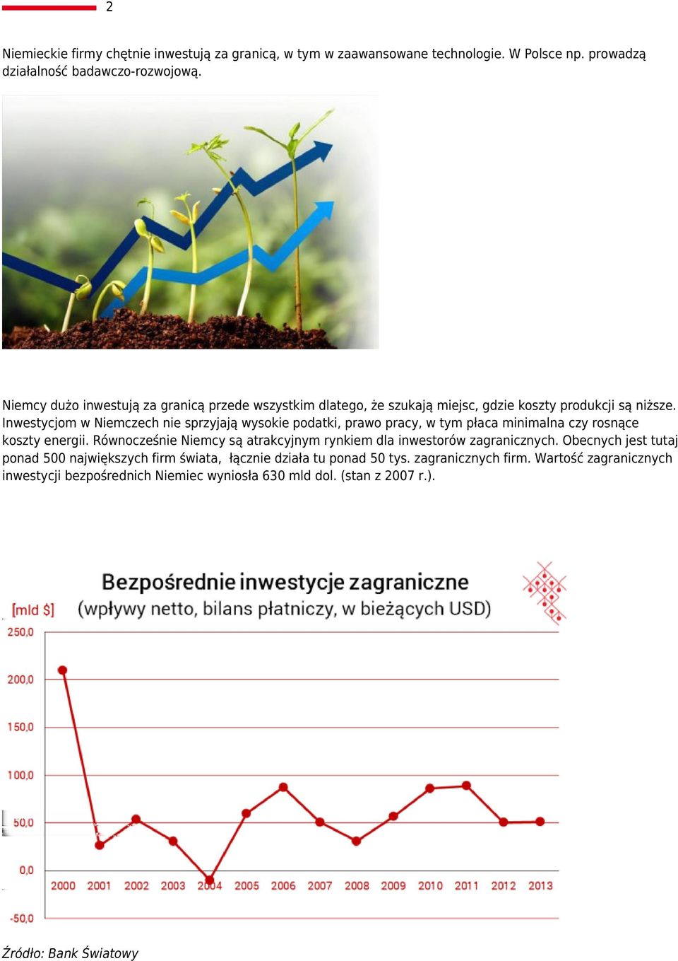 Inwestycjom w Niemczech nie sprzyjają wysokie podatki, prawo pracy, w tym płaca minimalna czy rosnące koszty energii.