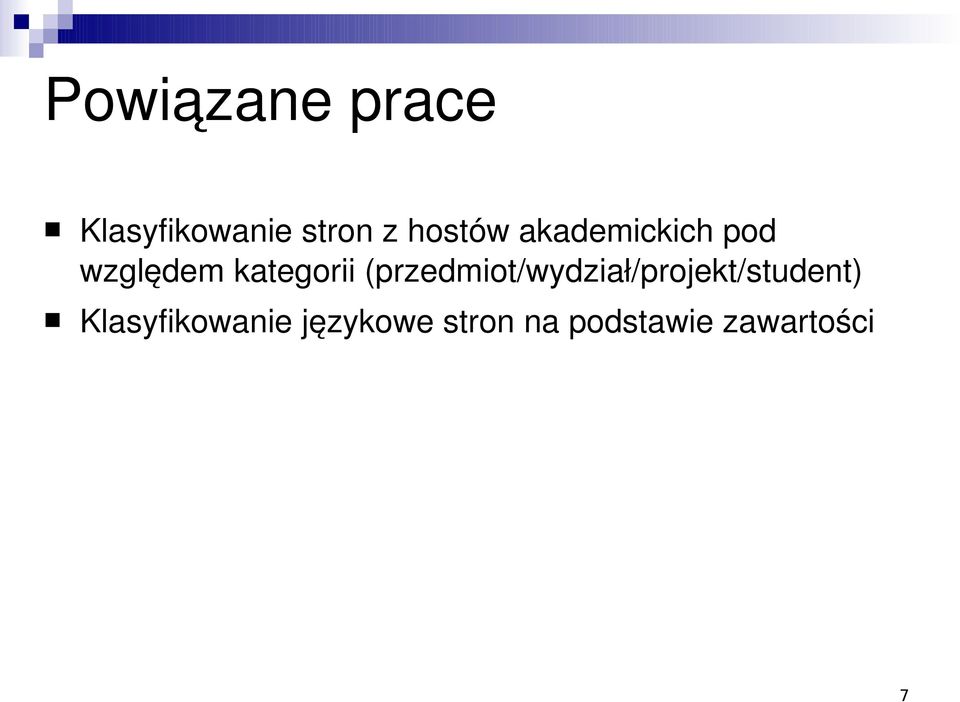 (przedmiot/wydział/projekt/student)