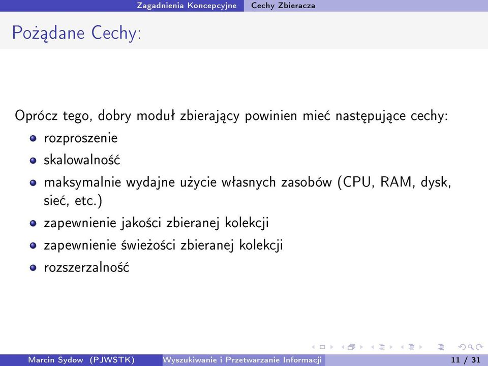 zasobów (CPU, RAM, dysk, sie, etc.