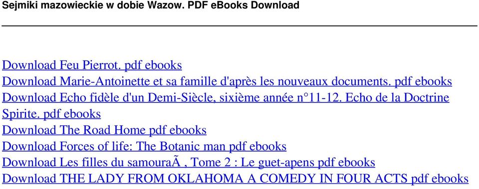 pdf ebooks Download Echo fidèle d'un Demi-Siècle, sixième année n 11-12. Echo de la Doctrine Spirite.