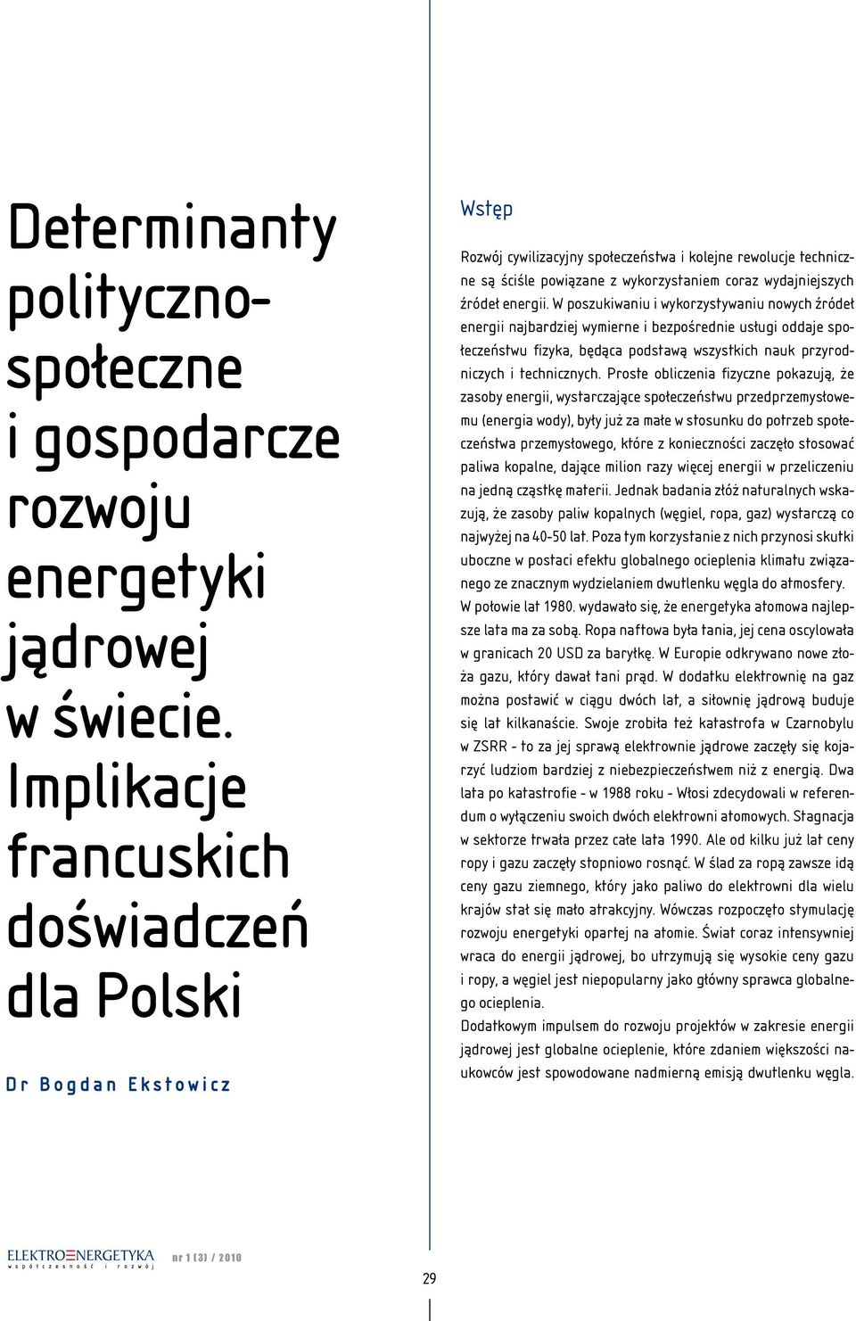 źródeł energii.