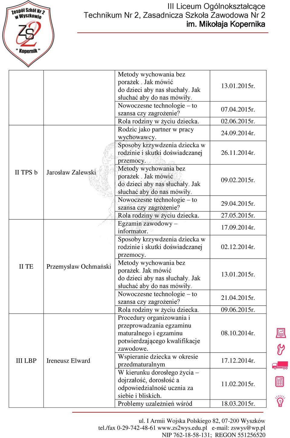 Wspieranie dziecka w okresie przedmaturalnym W kierunku dorosłego życia dojrzałość, dorosłość a odpowiedzialność ucznia za