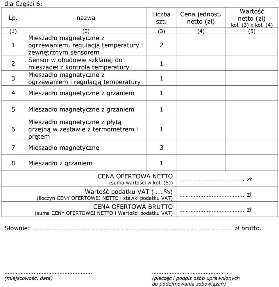 regulacją temperatury 4 Mieszadło magnetyczne z grzaniem 5 Mieszadło magnetyczne z grzaniem 6 Mieszadło