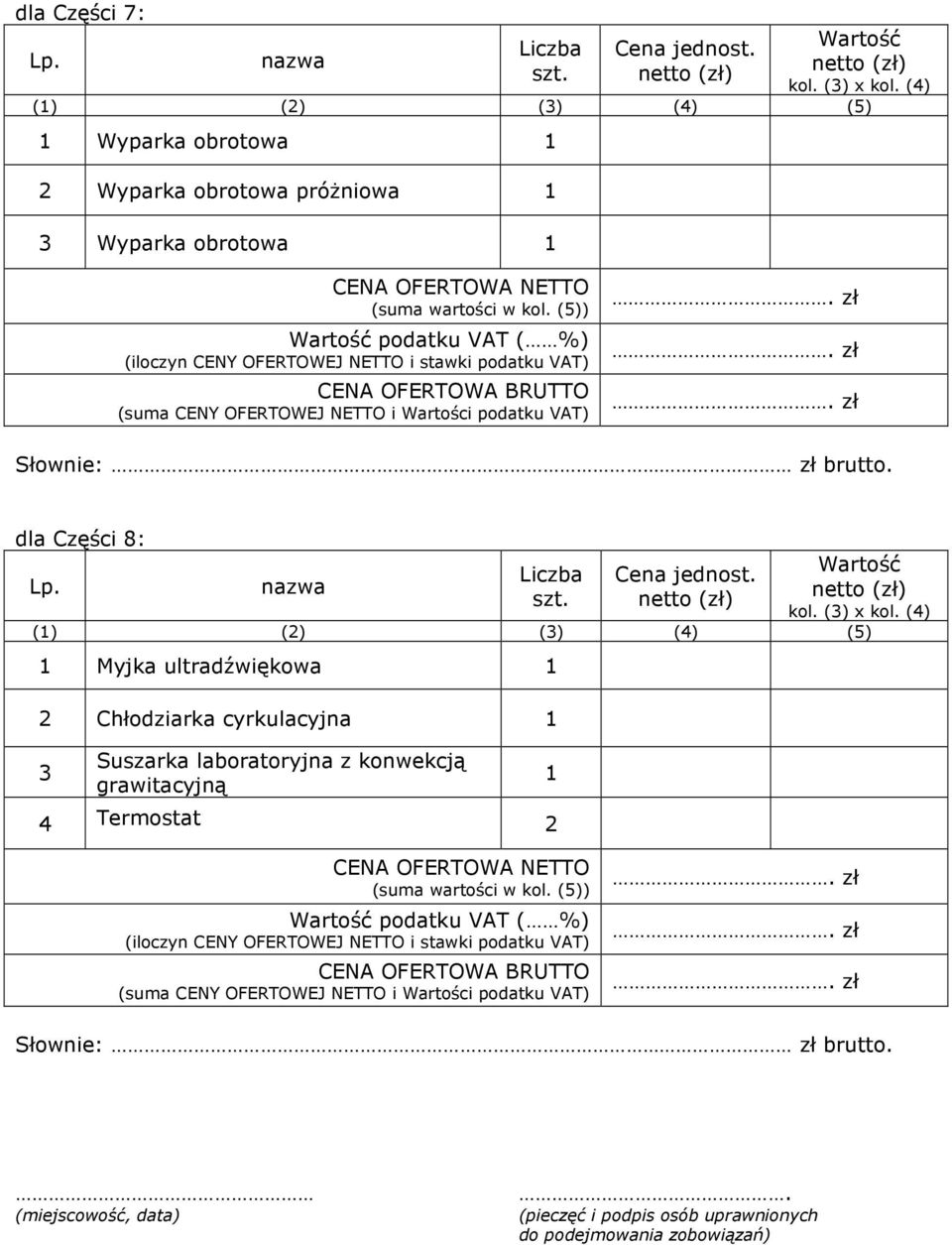 (3) (4) (5) Myjka ultradźwiękowa 2 Chłodziarka cyrkulacyjna 3