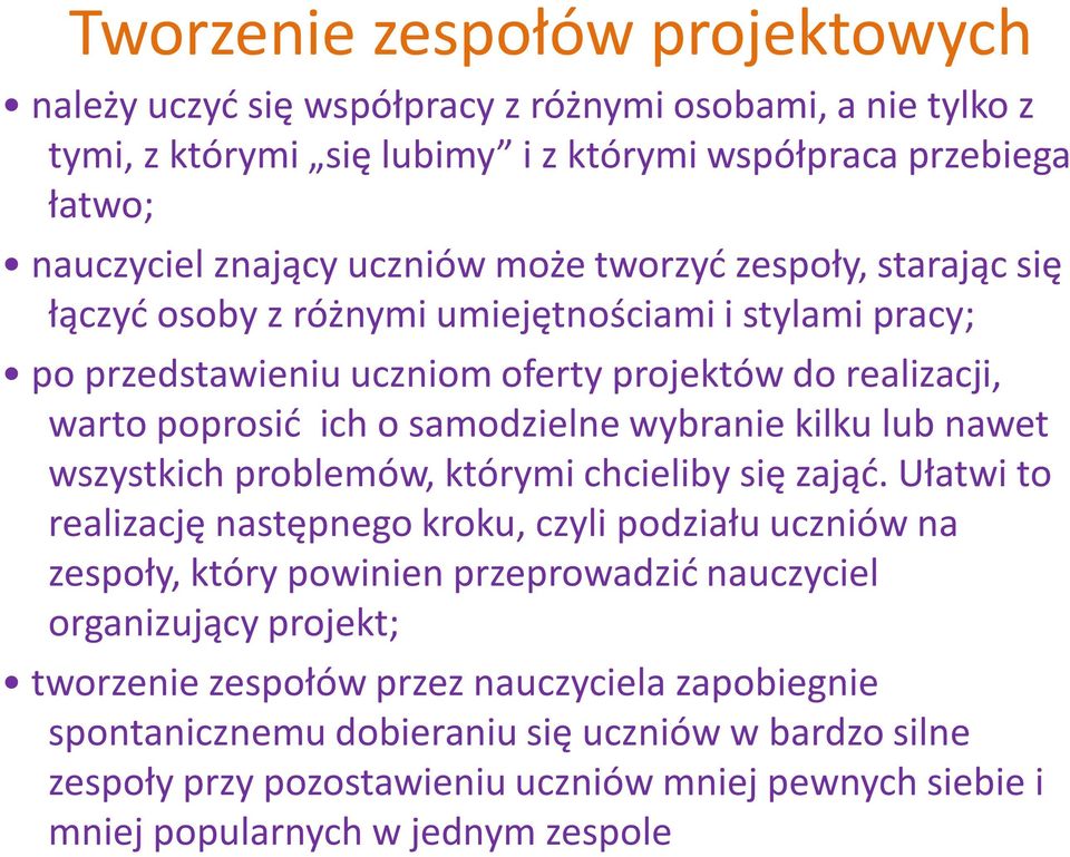 lub nawet wszystkich problemów, którymi chcieliby się zająć.