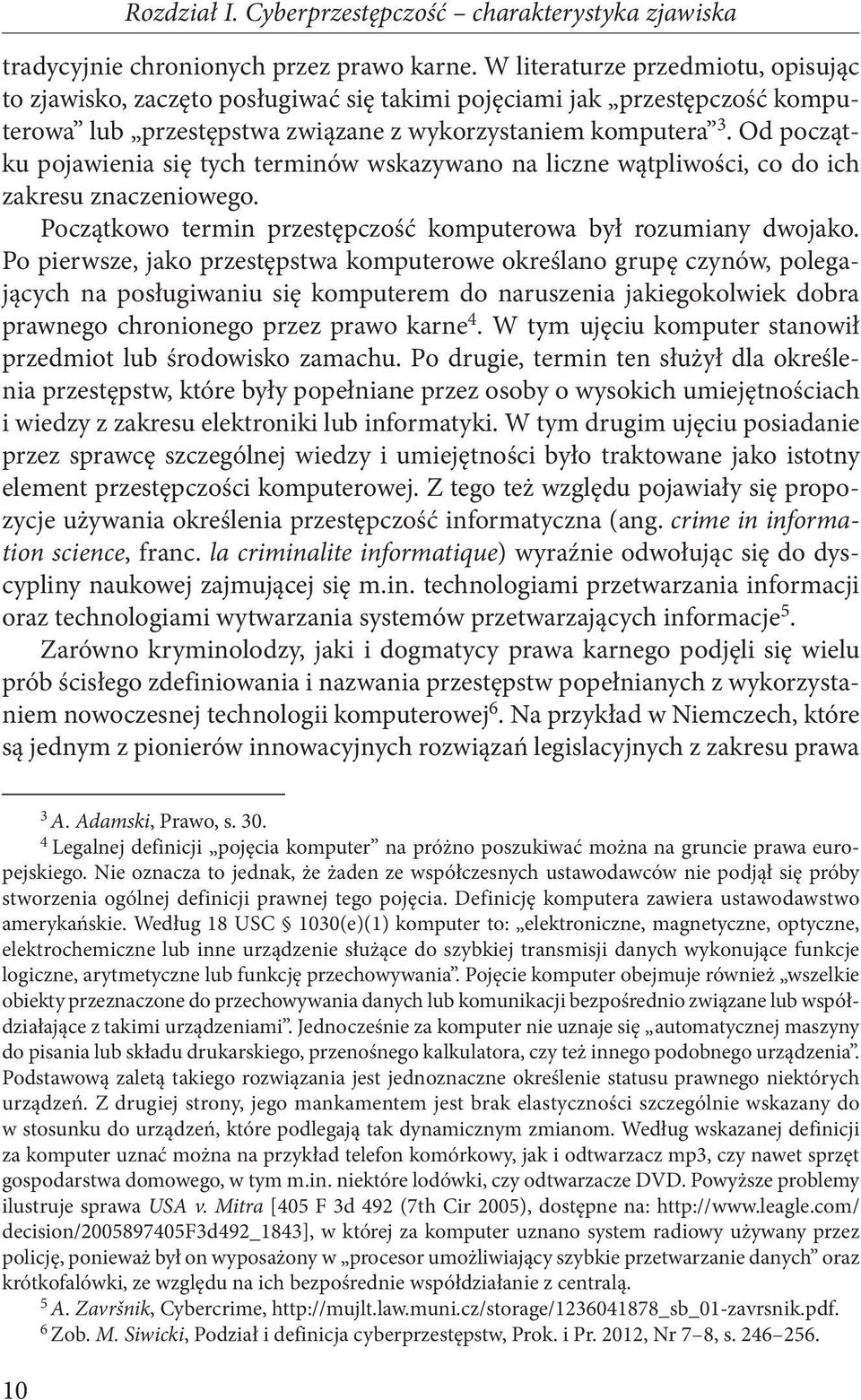 Od początku pojawienia się tych terminów wskazywano na liczne wątpliwości, co do ich zakresu znaczeniowego. Początkowo termin przestępczość komputerowa był rozumiany dwojako.