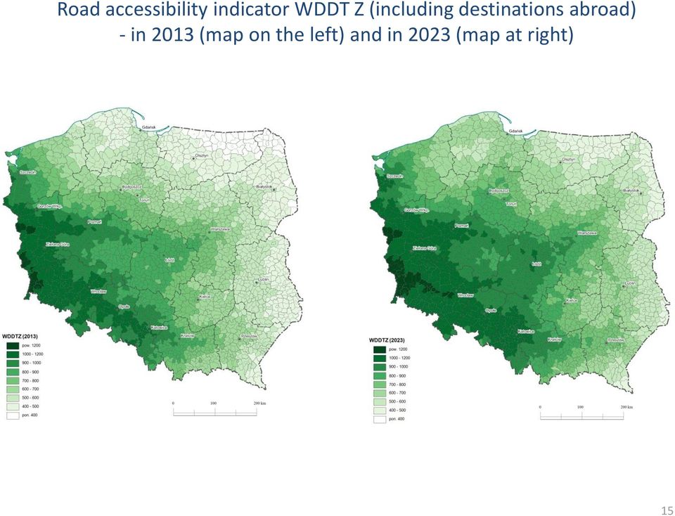 abroad) - in 2013 (map on the