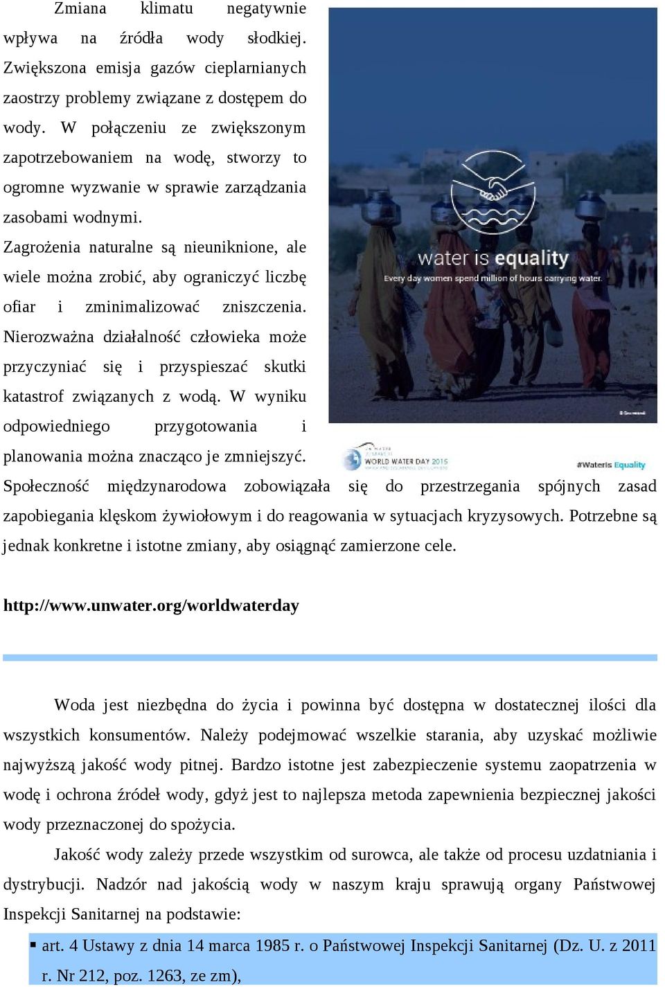 Zagrożenia naturalne są nieuniknione, ale wiele można zrobić, aby ograniczyć liczbę ofiar i zminimalizować zniszczenia.