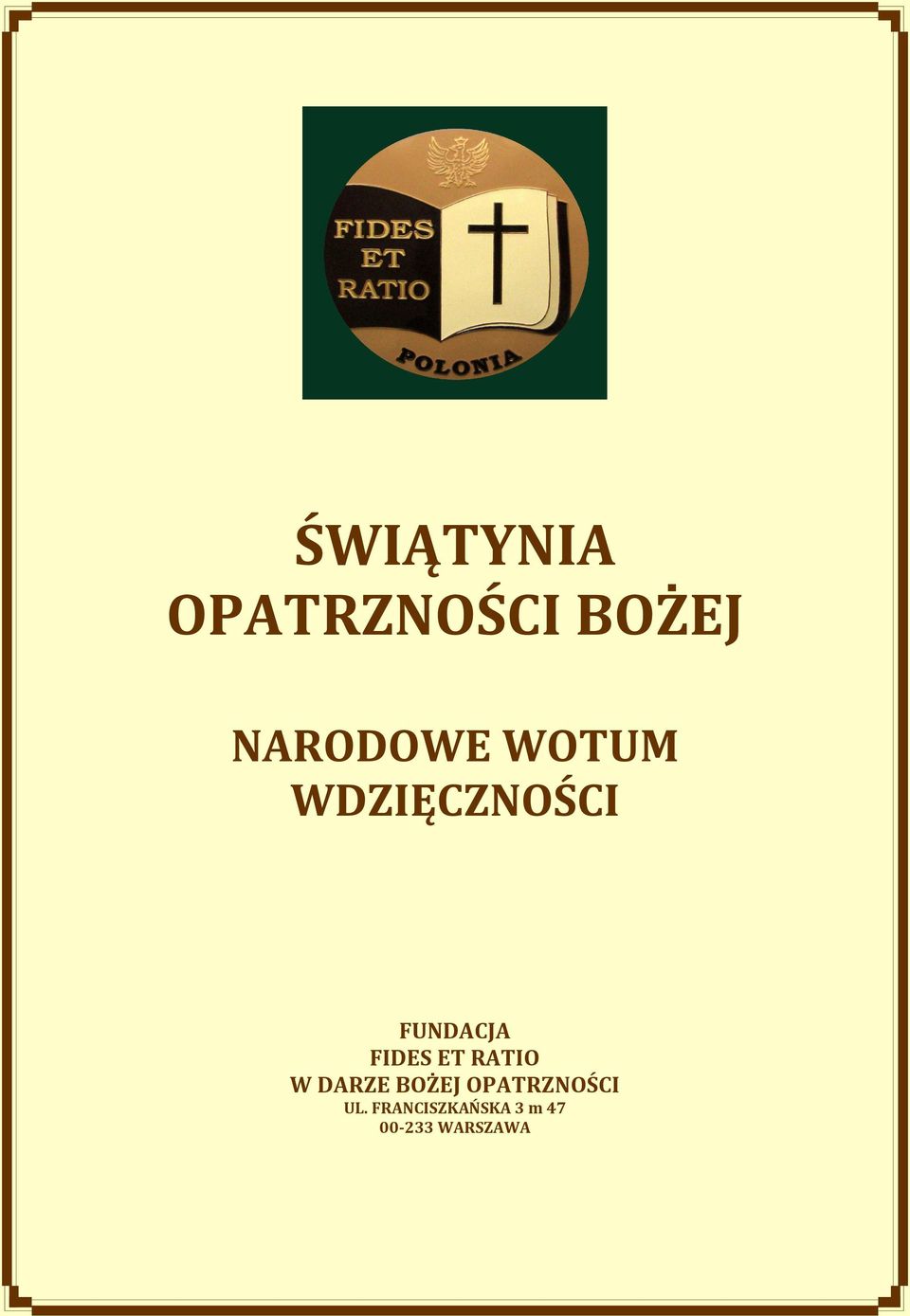 RATIO W DARZE BOŻEJ OPATRZNOŚCI UL.