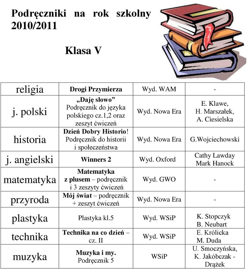 Oxford matematyka przyroda z plusem podręcznik i 3 zeszyty ćwiczeń Mój świat podręcznik + zeszyt ćwiczeń E. Klawe, H. Marszałek, A. Ciesielska G.