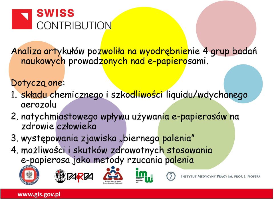 natychmiastowego wpływu używania e-papierosów na zdrowie człowieka 3.