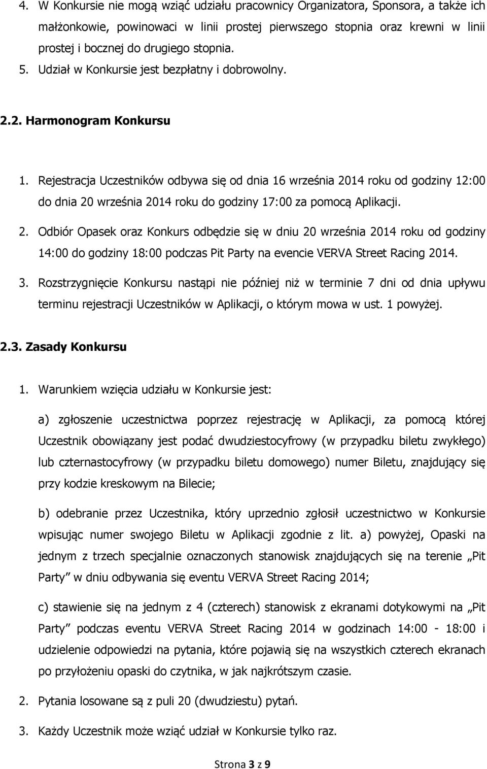 Rejestracja Uczestników odbywa się od dnia 16 września 20