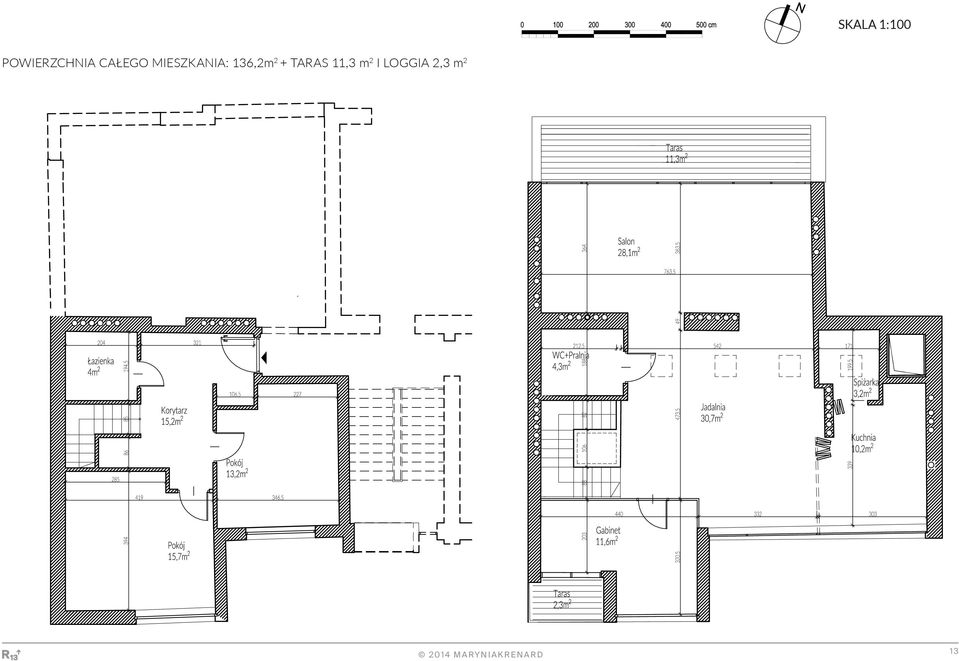 MIESZKANIA: 136,2m 2 +