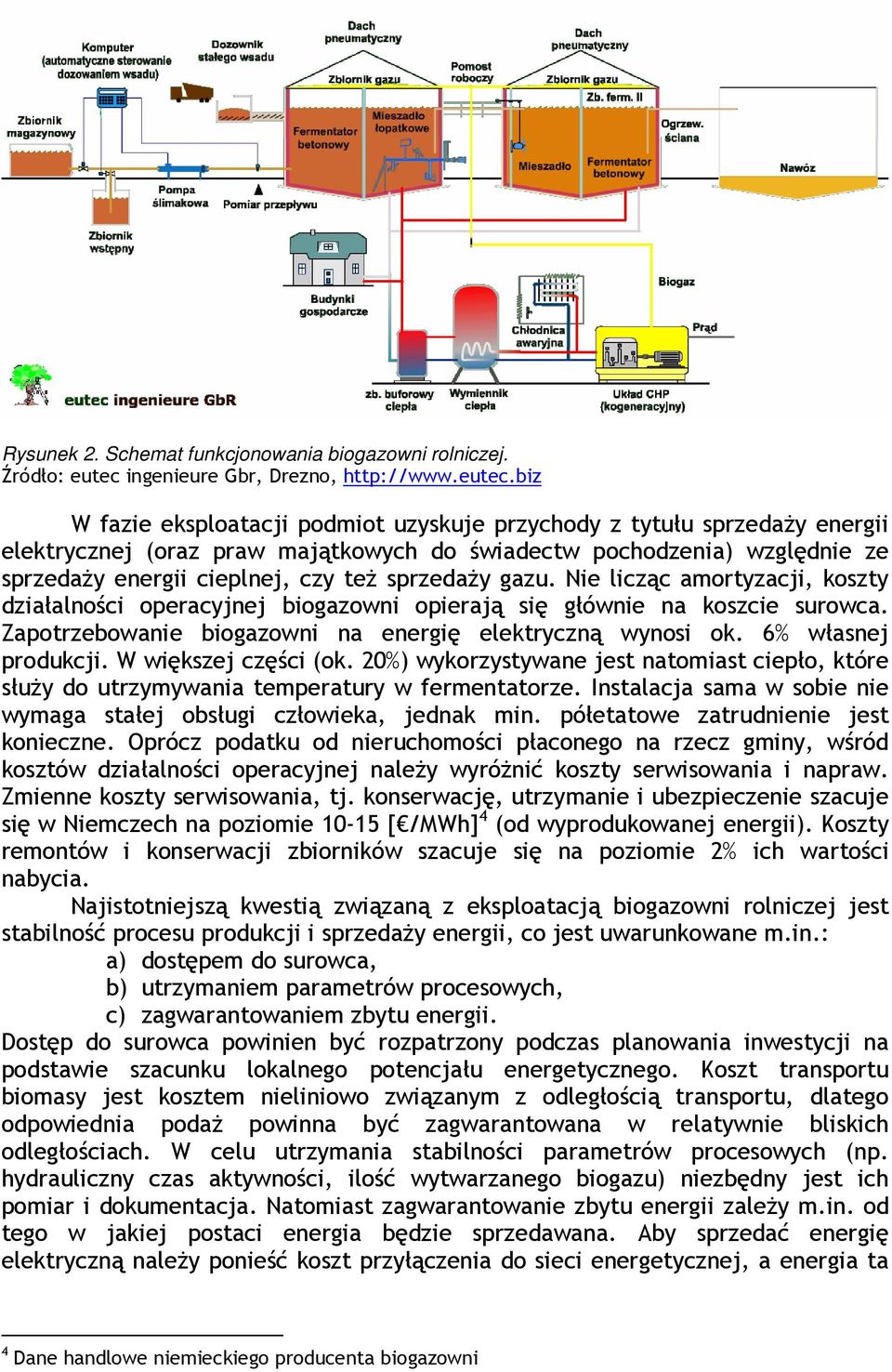 biz W fazie eksploatacji podmiot uzyskuje przychody z tytułu sprzedaży energii elektrycznej (oraz praw majątkowych do świadectw pochodzenia) względnie ze sprzedaży energii cieplnej, czy też sprzedaży