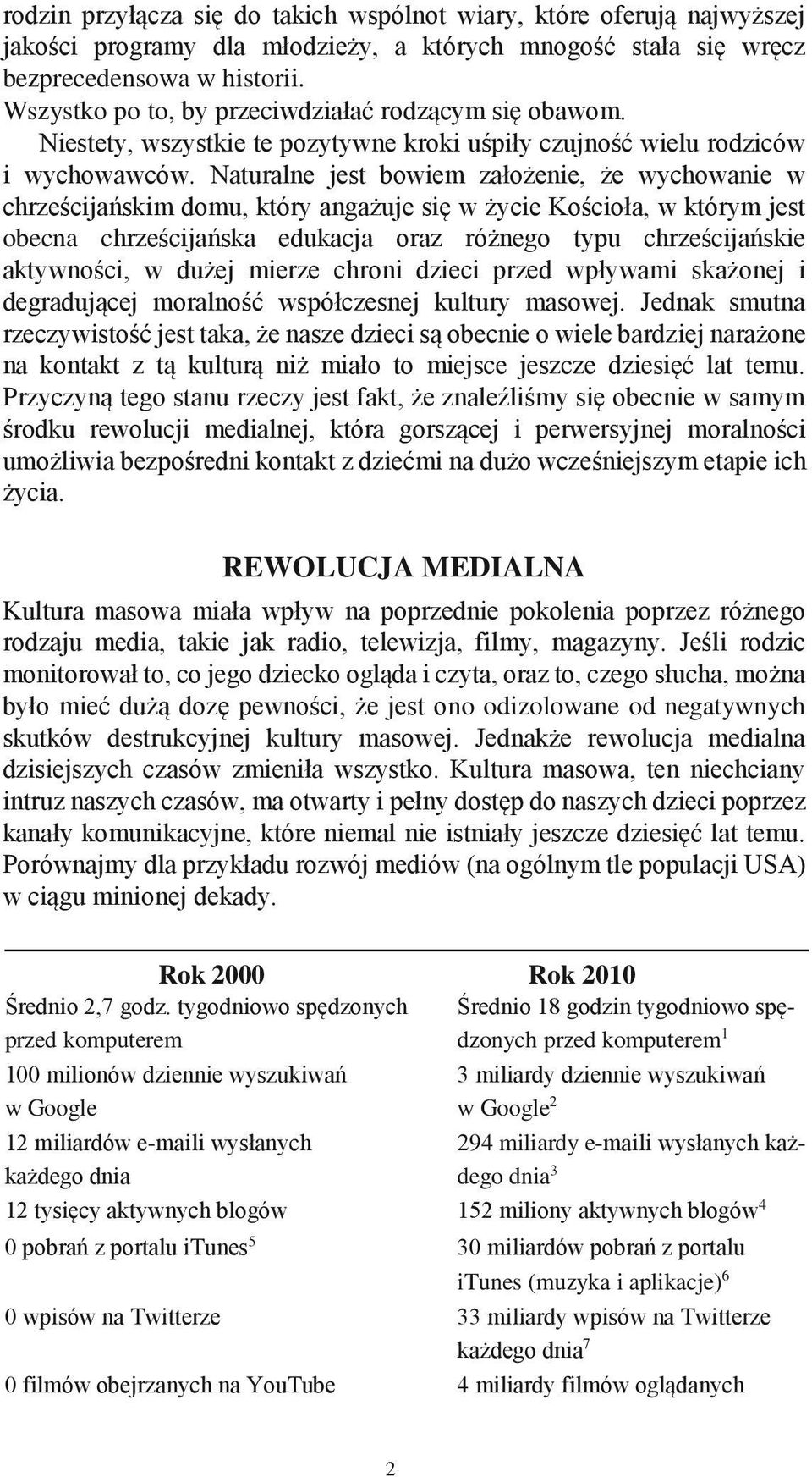 Naturalne jest bowiem założenie, że wychowanie w chrześcijańskim domu, który angażuje się w życie Kościoła, w którym jest obecna chrześcijańska edukacja oraz różnego typu chrześcijańskie aktywności,