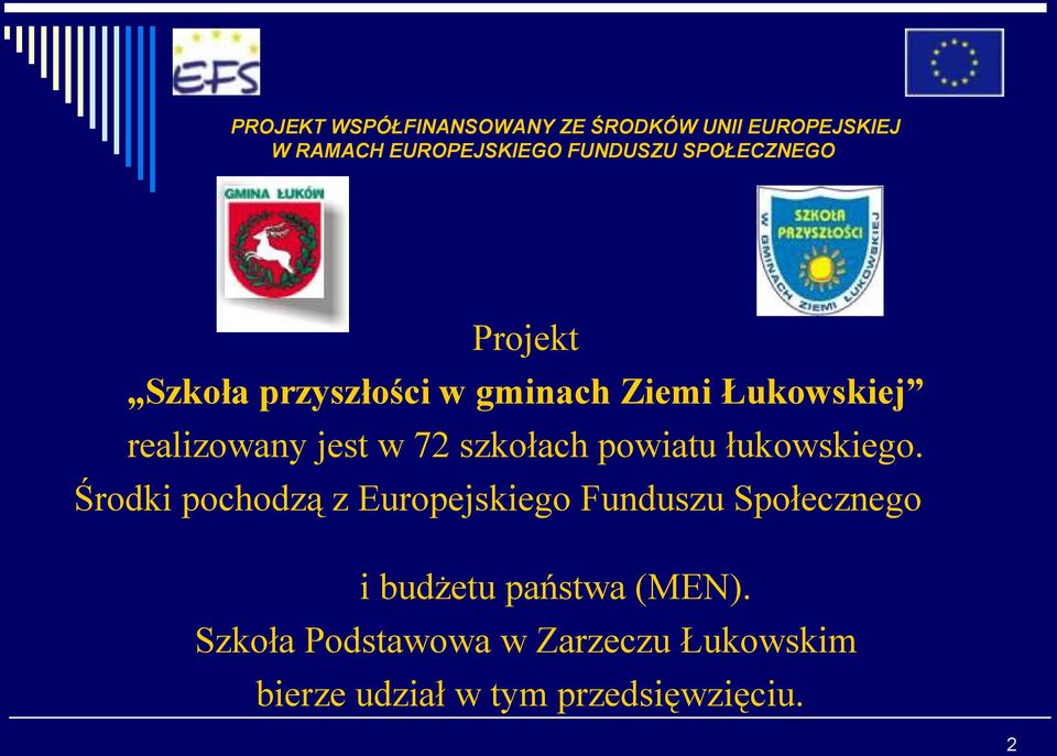 szkołach powiatu łukowskiego.