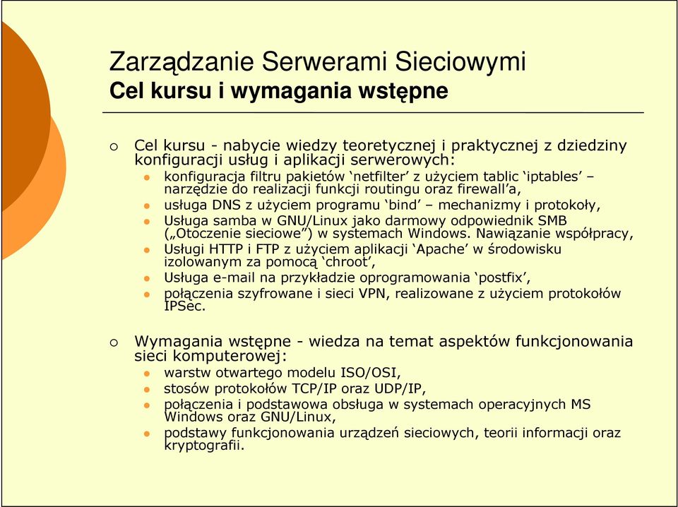 sieciowe ) w systemach Windows.