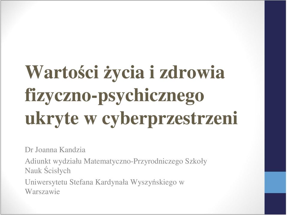 wydziału Matematyczno-Przyrodniczego Szkoły Nauk