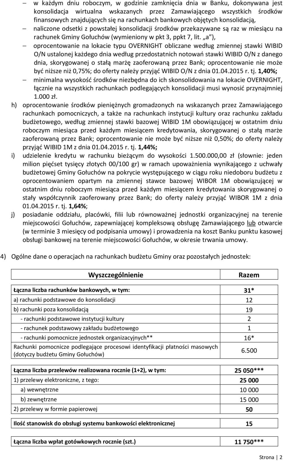 a ), oprocentowanie na lokacie typu OVERNIGHT obliczane według zmiennej stawki WIBID O/N ustalonej każdego dnia według przedostatnich notowań stawki WIBID O/N z danego dnia, skorygowanej o stałą