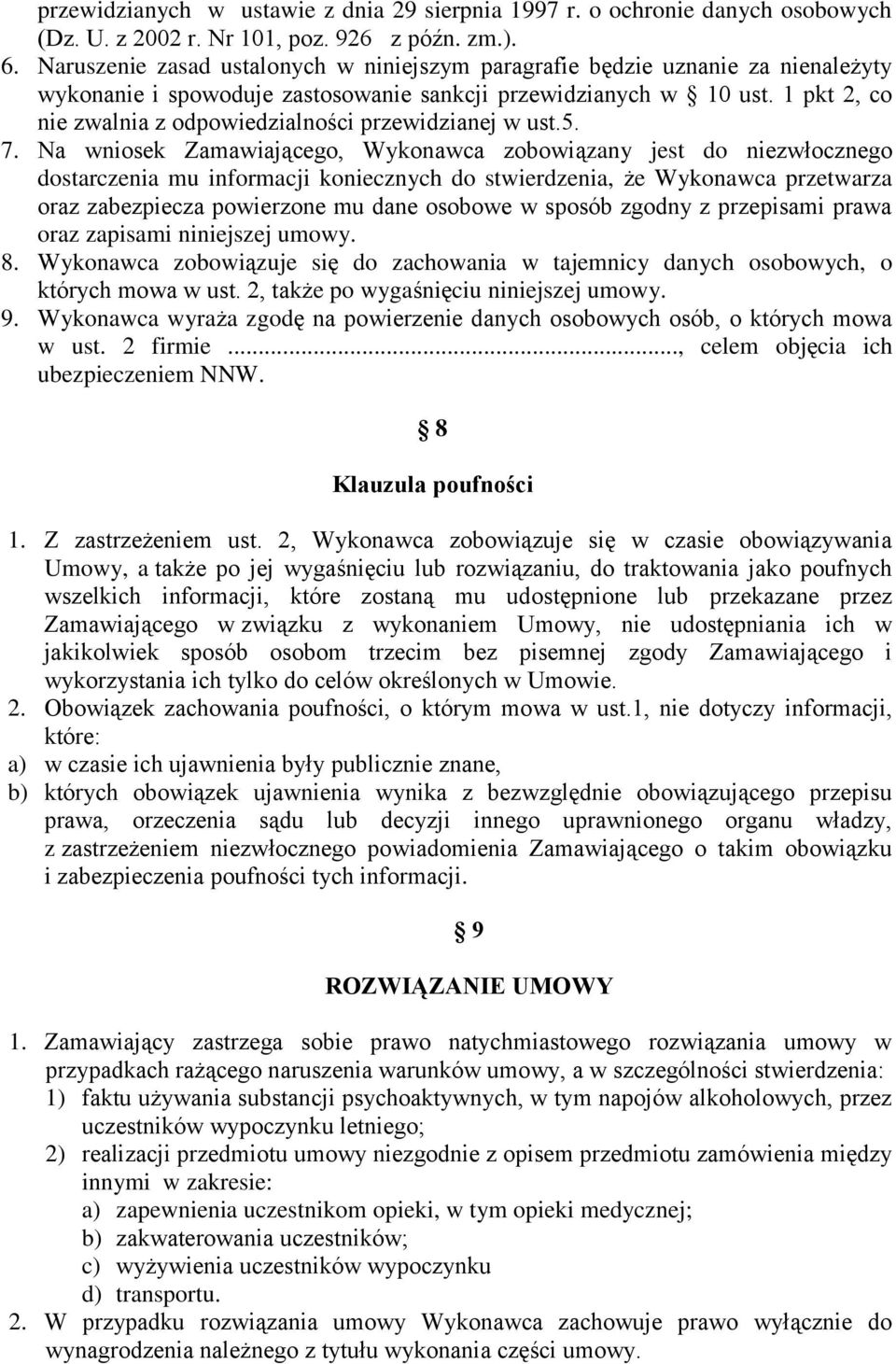 1 pkt 2, co nie zwalnia z odpowiedzialności przewidzianej w ust.5. 7.