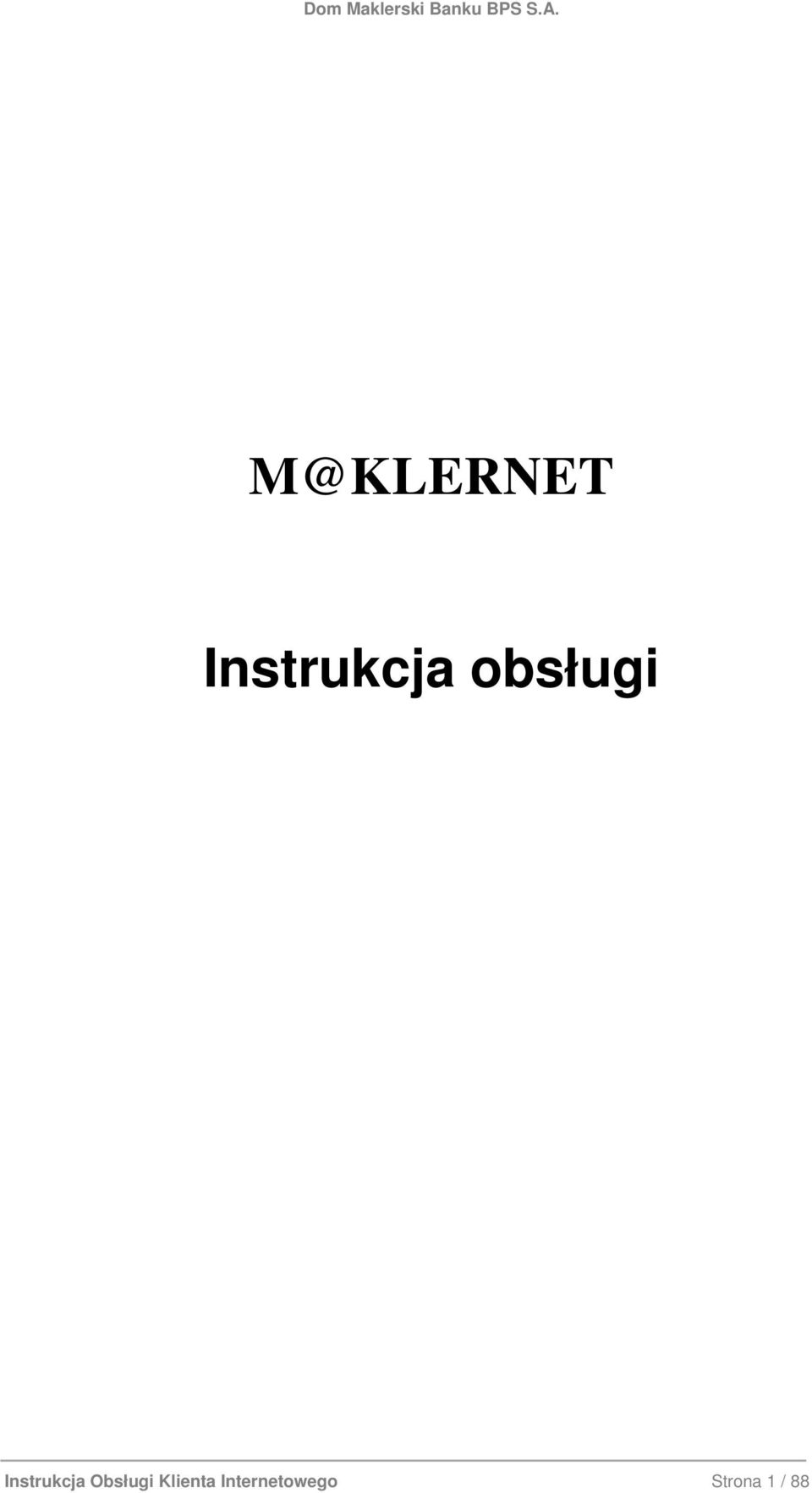 Obsługi Klienta