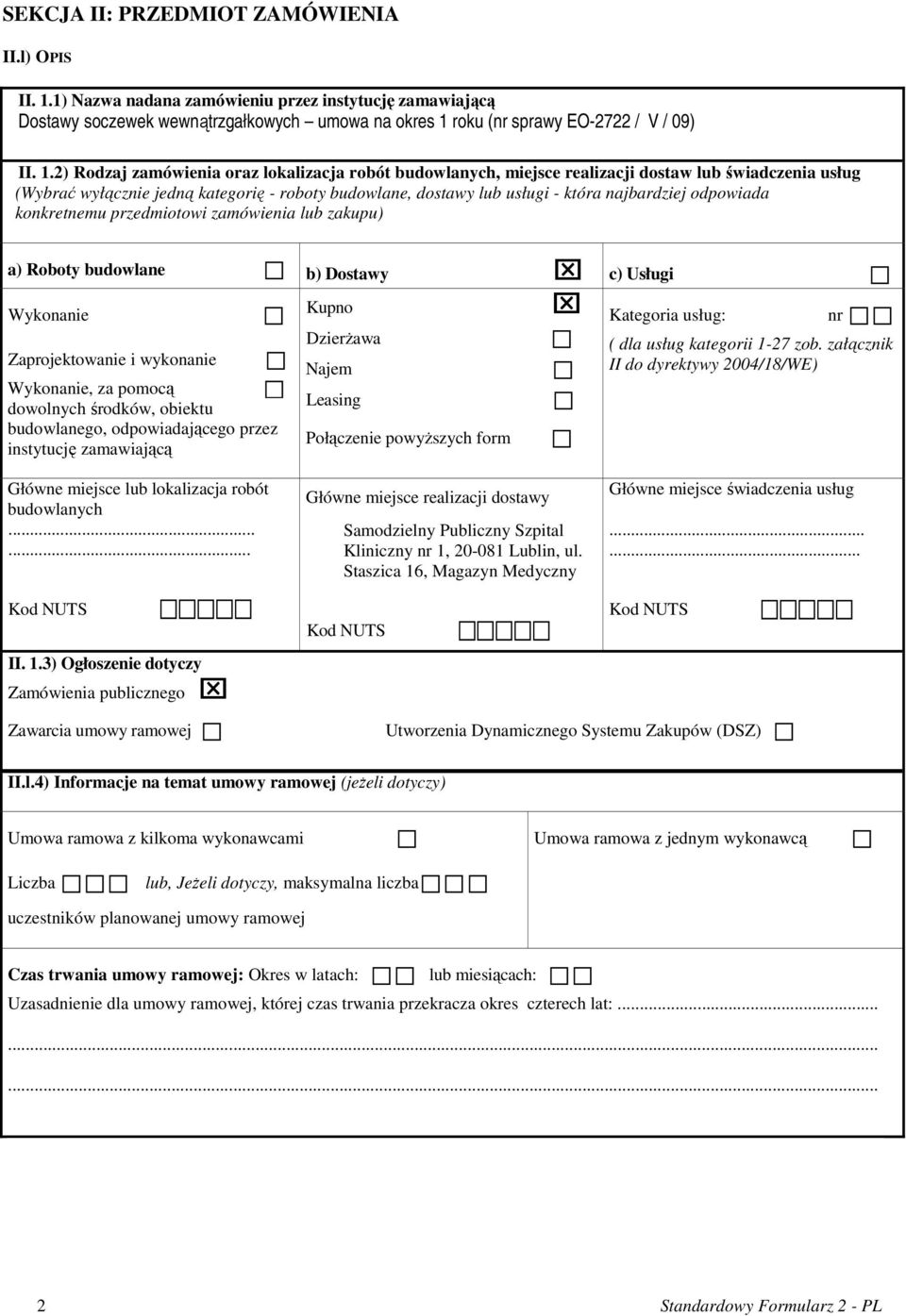 roku (nr sprawy EO-2722 / V / 09) II. 1.