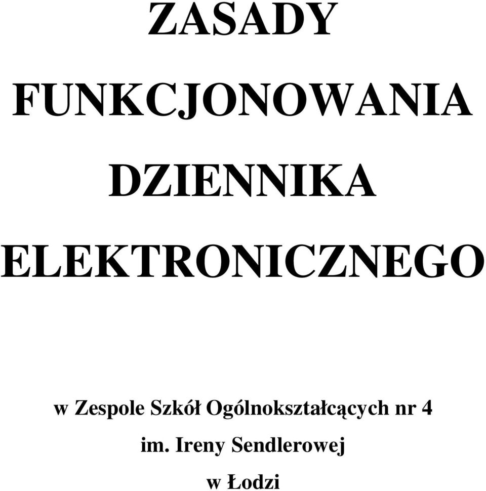 Zespole Szkół