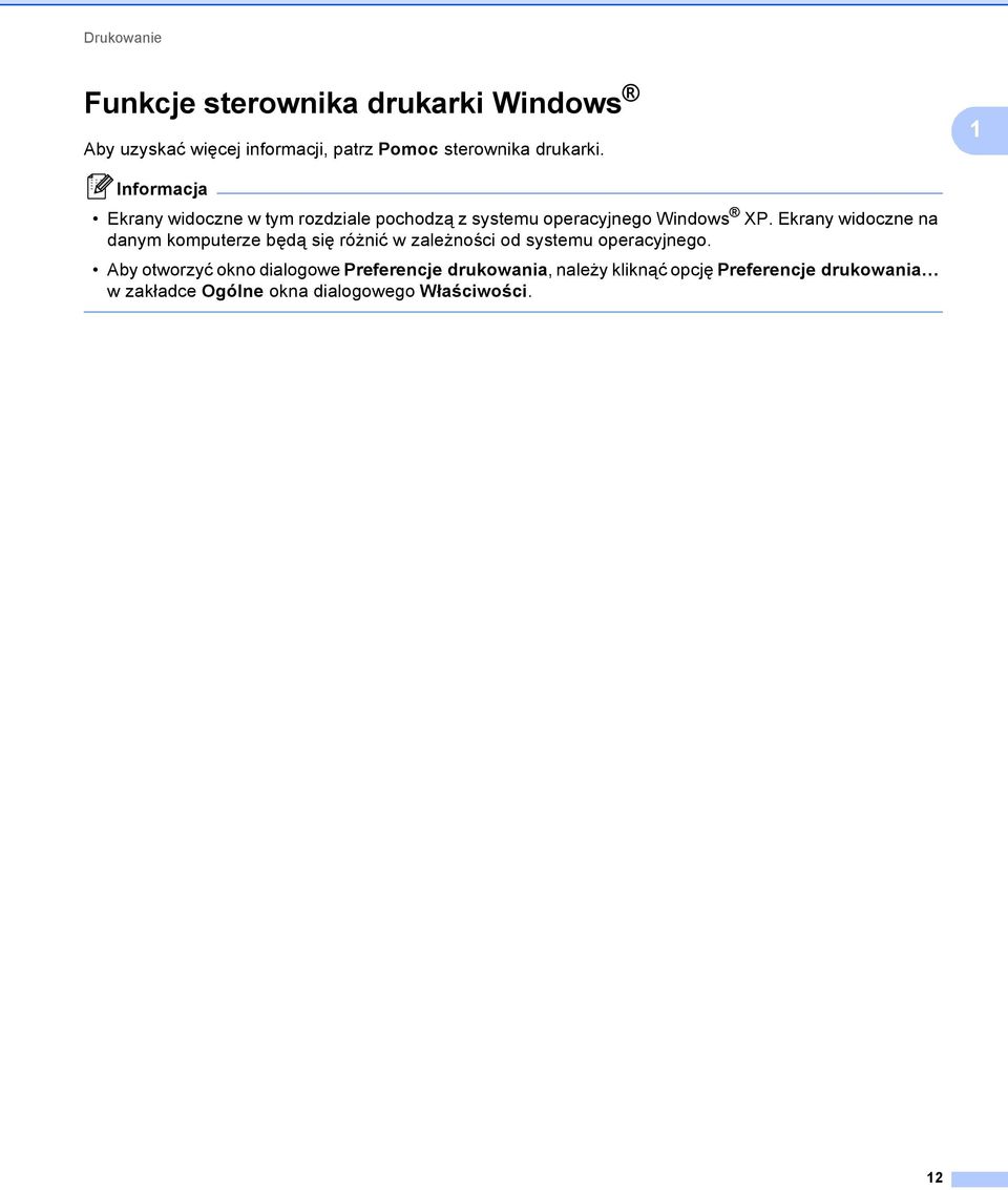 Ekrany widoczne na danym komputerze będą się różnić w zależności od systemu operacyjnego.