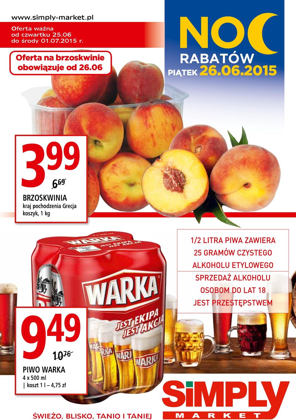 NO RABATÓW PIĄTEK 26.06.