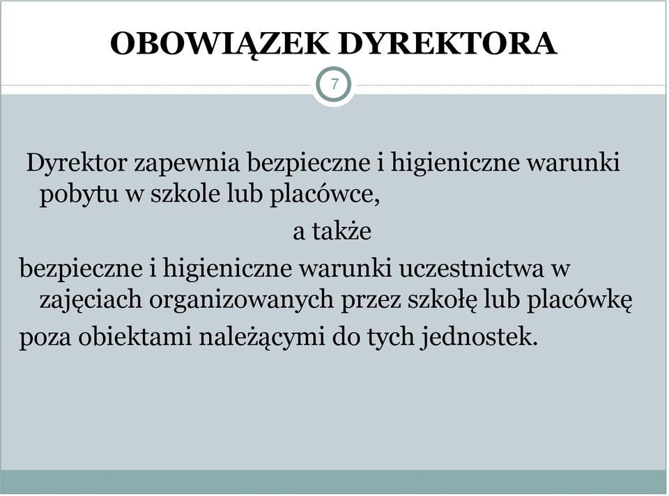 bezpieczne i higieniczne warunki uczestnictwa w zajęciach