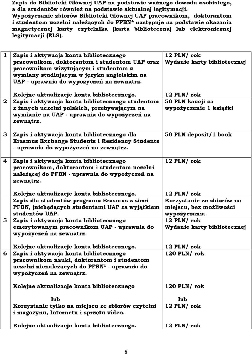 elektronicznej legitymacji (ELS).