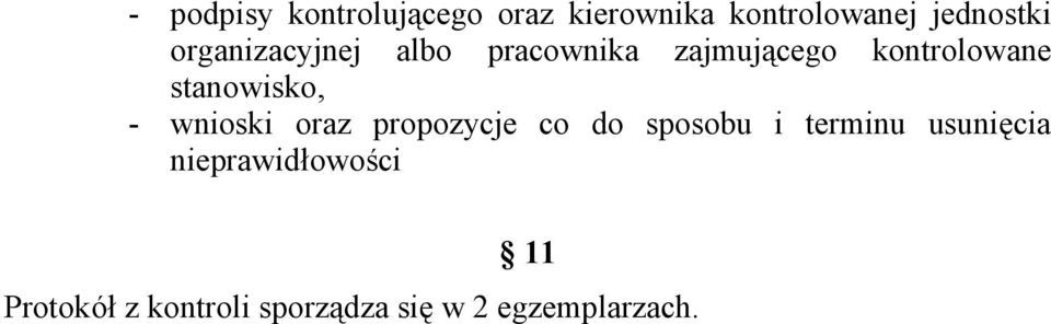 stanowisko, - wnioski oraz propozycje co do sposobu i terminu