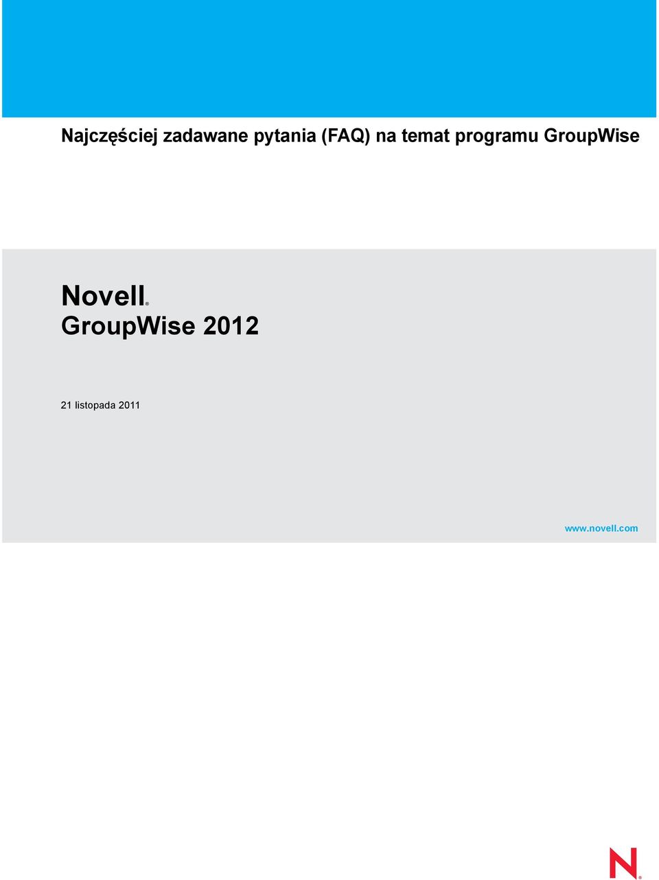 GroupWise Novell GroupWise