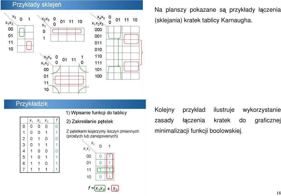 Kolejny przykład ilustruje wykorzystanie zasady