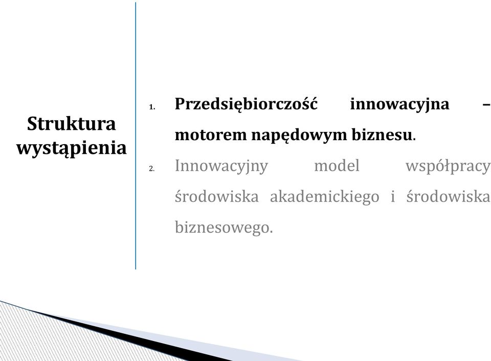 napędowym biznesu. 2.