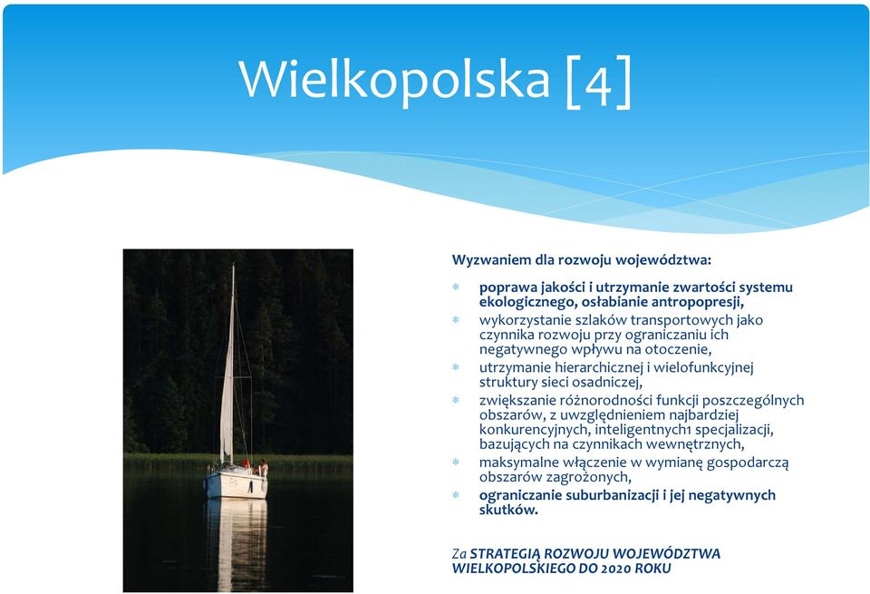 zwiększanie różnorodności funkcji poszczególnych obszarów, z uwzględnieniem najbardziej konkurencyjnych, inteligentnych1 specjalizacji, bazujących na czynnikach