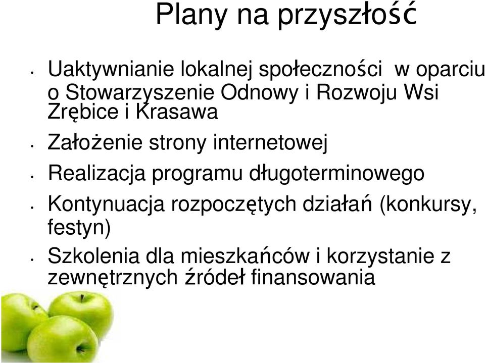 internetowej Realizacja programu d ugoterminowego Kontynuacja rozpocz tych