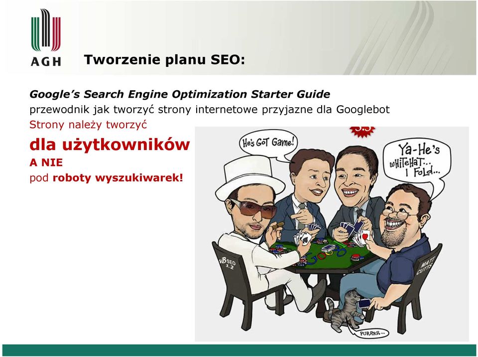 strony internetowe przyjazne dla Googlebot Strony