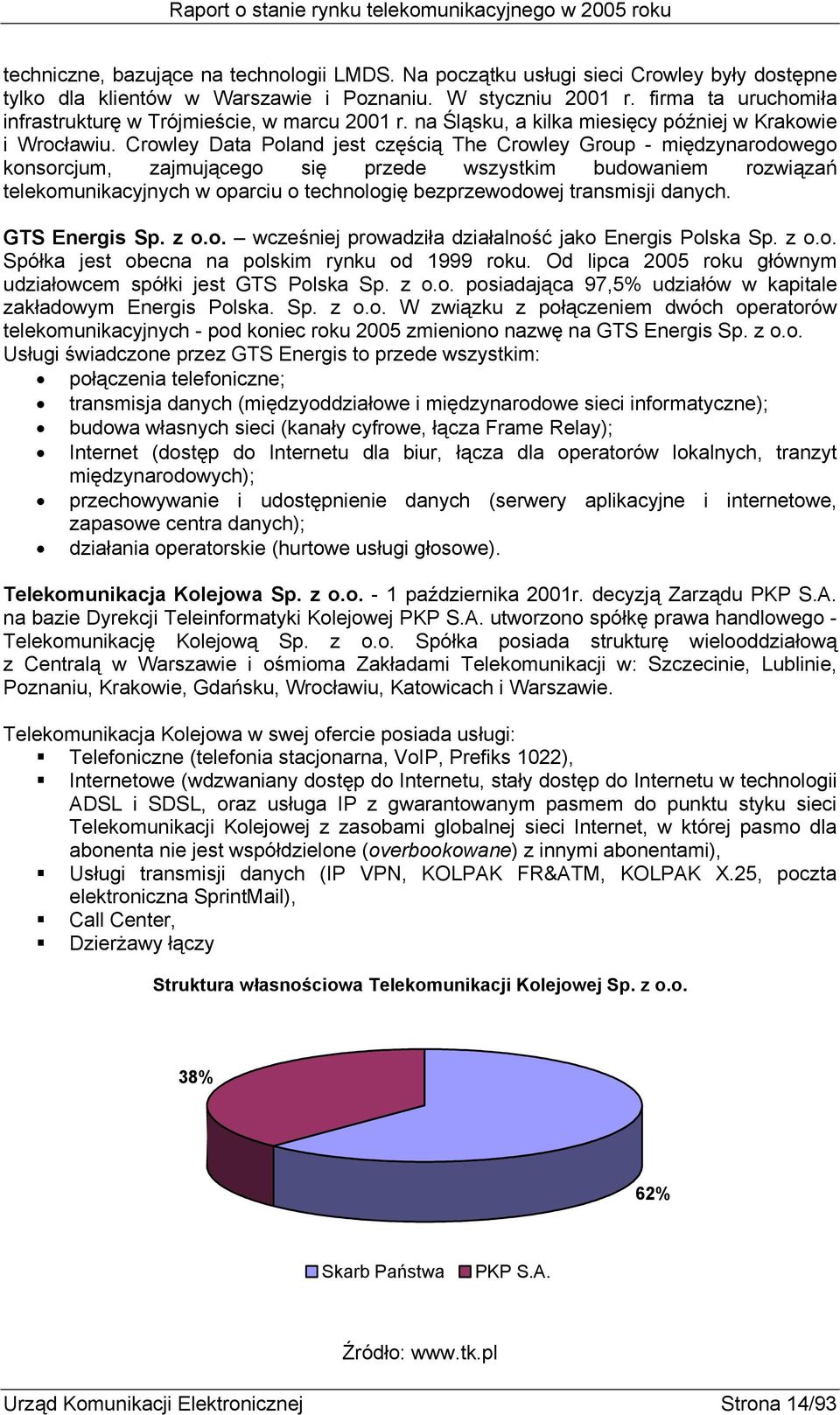 Crowley Data Poland jest częścią The Crowley Group - międzynarodowego konsorcjum, zajmującego się przede wszystkim budowaniem rozwiązań telekomunikacyjnych w oparciu o technologię bezprzewodowej